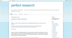 Desktop Screenshot of perfectresearch.blogspot.com