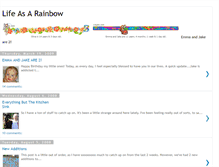 Tablet Screenshot of lifeasarainbow.blogspot.com