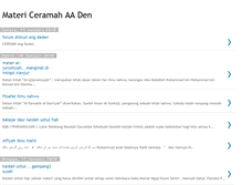 Tablet Screenshot of ceramah-aaden.blogspot.com