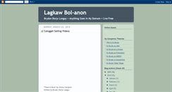 Desktop Screenshot of lagkawbolanon.blogspot.com