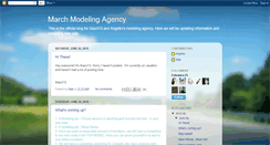 Desktop Screenshot of marchmodelingagency.blogspot.com