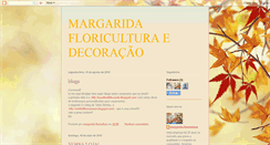 Desktop Screenshot of margaridafloriculturaedecoracao.blogspot.com