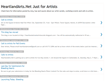 Tablet Screenshot of heartlandartsnetartistsocials.blogspot.com