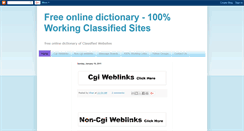 Desktop Screenshot of myclassifiedlinks.blogspot.com