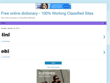 Tablet Screenshot of myclassifiedlinks.blogspot.com