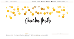 Desktop Screenshot of chachathaib.blogspot.com