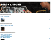 Tablet Screenshot of blackandsound.blogspot.com