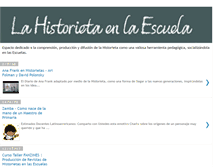 Tablet Screenshot of lahistorietaenlaescuela.blogspot.com