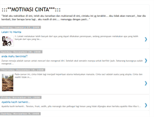 Tablet Screenshot of motivasi2cinta.blogspot.com