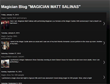 Tablet Screenshot of magicmattsblog.blogspot.com