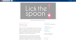 Desktop Screenshot of lickthespoonnz.blogspot.com