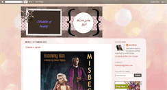 Desktop Screenshot of bubbleofbeauty.blogspot.com