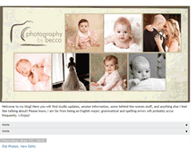 Tablet Screenshot of beccathephotog.blogspot.com