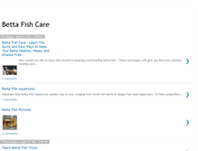 Tablet Screenshot of bettafishcaresecrets.blogspot.com