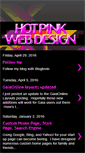 Mobile Screenshot of hotpinkwebdesign.blogspot.com