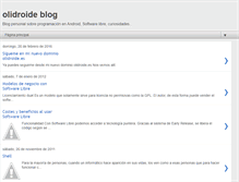 Tablet Screenshot of olidroide.blogspot.com
