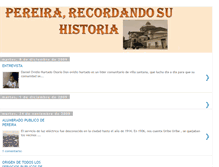 Tablet Screenshot of pereirarecordandosuhistoria.blogspot.com