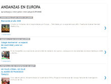 Tablet Screenshot of andanzaseneuropa.blogspot.com