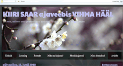 Desktop Screenshot of kiirisaar.blogspot.com