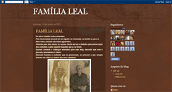 Desktop Screenshot of familialeal-leal.blogspot.com