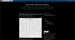Desktop Screenshot of lecturabiblia.blogspot.com