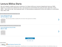 Tablet Screenshot of lecturabiblia.blogspot.com