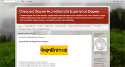 Desktop Screenshot of cheapestdegree.blogspot.com