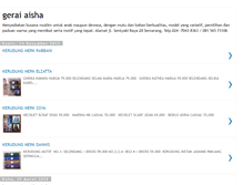 Tablet Screenshot of gerai-aisha.blogspot.com