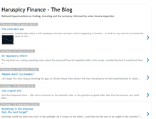 Tablet Screenshot of haruspicy-finance.blogspot.com