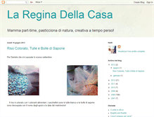 Tablet Screenshot of lareginadellacasa.blogspot.com