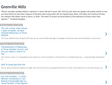 Tablet Screenshot of grenvillemills.blogspot.com
