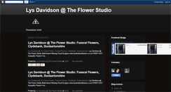 Desktop Screenshot of lysdavidsontheflowerstudio.blogspot.com