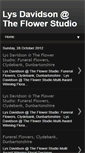 Mobile Screenshot of lysdavidsontheflowerstudio.blogspot.com