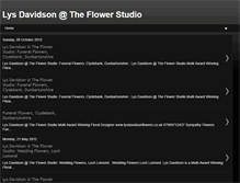 Tablet Screenshot of lysdavidsontheflowerstudio.blogspot.com