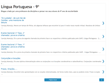 Tablet Screenshot of linguaportuguesa-9.blogspot.com