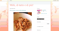 Desktop Screenshot of miludituttoedipiu.blogspot.com