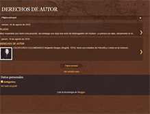 Tablet Screenshot of darkgurdoc-derechosdeautor.blogspot.com