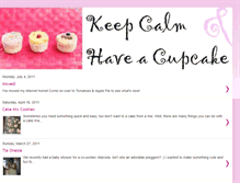 Tablet Screenshot of calmcupcake.blogspot.com