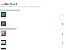 Tablet Screenshot of lisaraewinant.blogspot.com