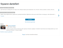 Tablet Screenshot of feyzanindantelleri.blogspot.com