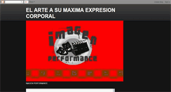 Desktop Screenshot of imagenperformance.blogspot.com