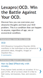 Mobile Screenshot of lexapro-ocd-treatment.blogspot.com