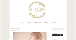 Desktop Screenshot of angeladaniellephotography.blogspot.com