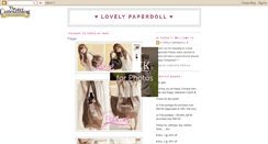 Desktop Screenshot of lovelypaperdoll.blogspot.com