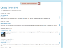 Tablet Screenshot of chaostimessix.blogspot.com