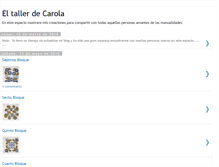Tablet Screenshot of mitaller-carola.blogspot.com