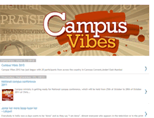 Tablet Screenshot of campusvibes.blogspot.com