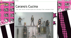 Desktop Screenshot of caranoscucina.blogspot.com
