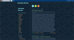 Desktop Screenshot of daniellenicolelutz.blogspot.com