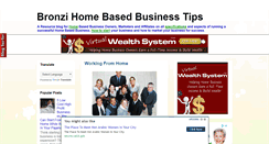 Desktop Screenshot of bronzihomebasedbusinesstips.blogspot.com